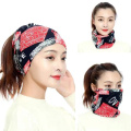 man and women with multipurpose winter neck warmer to keep warm polar fleece neck warmer